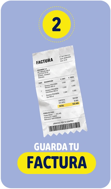 Paso 2: guarda tu factura