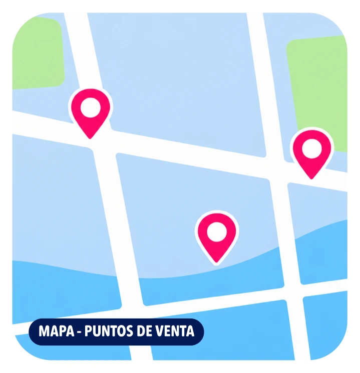 Mapa de puntos de venta